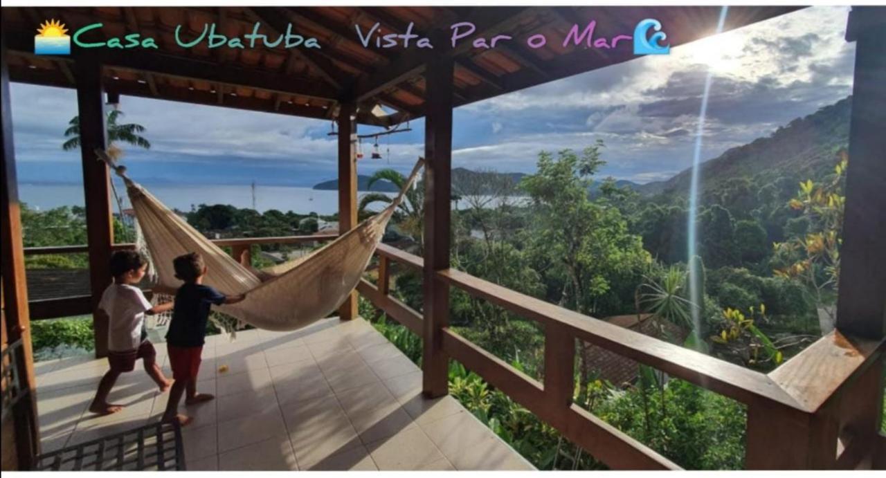 Вилла Casa Ubatuba Vista Para O Mar Экстерьер фото